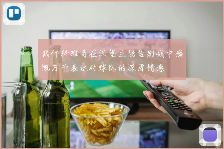 武什科维奇在汉堡主场告别战中感慨万千表达对球队的深厚情感